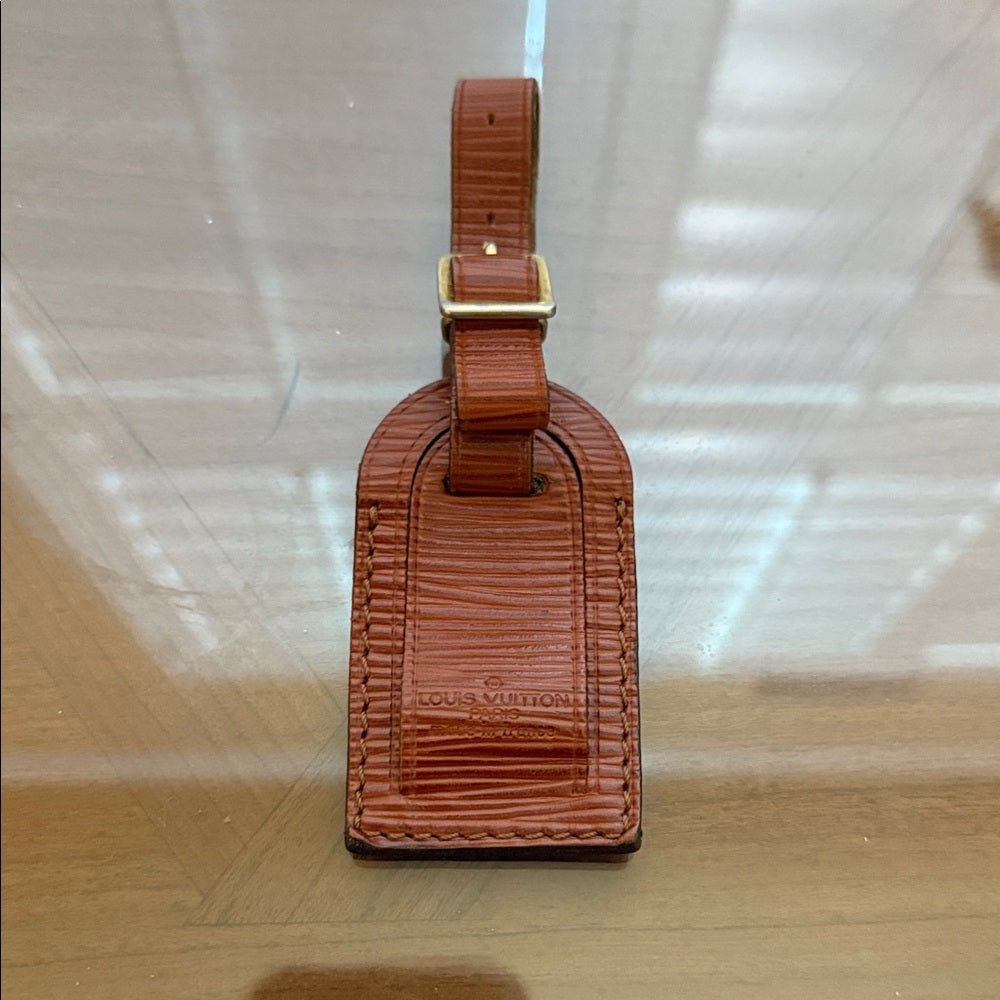 Louis Vuitton Tan Epi Leather Small Luggage Tag