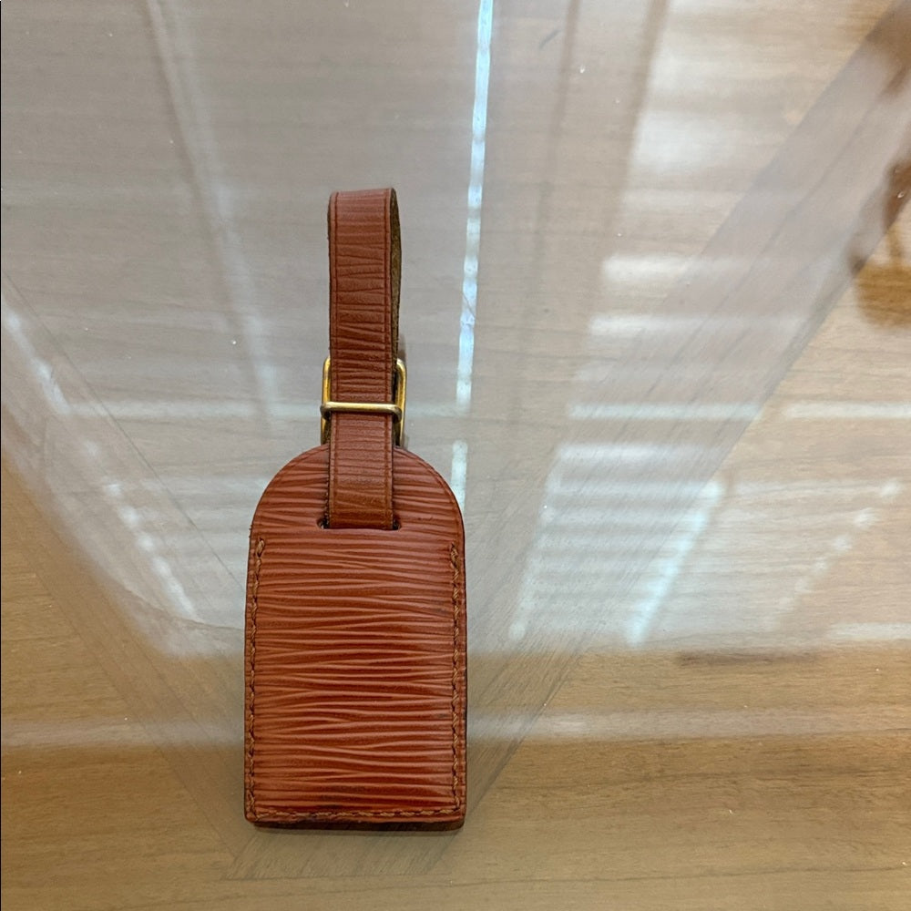 Louis Vuitton Tan Epi Leather Small Luggage Tag