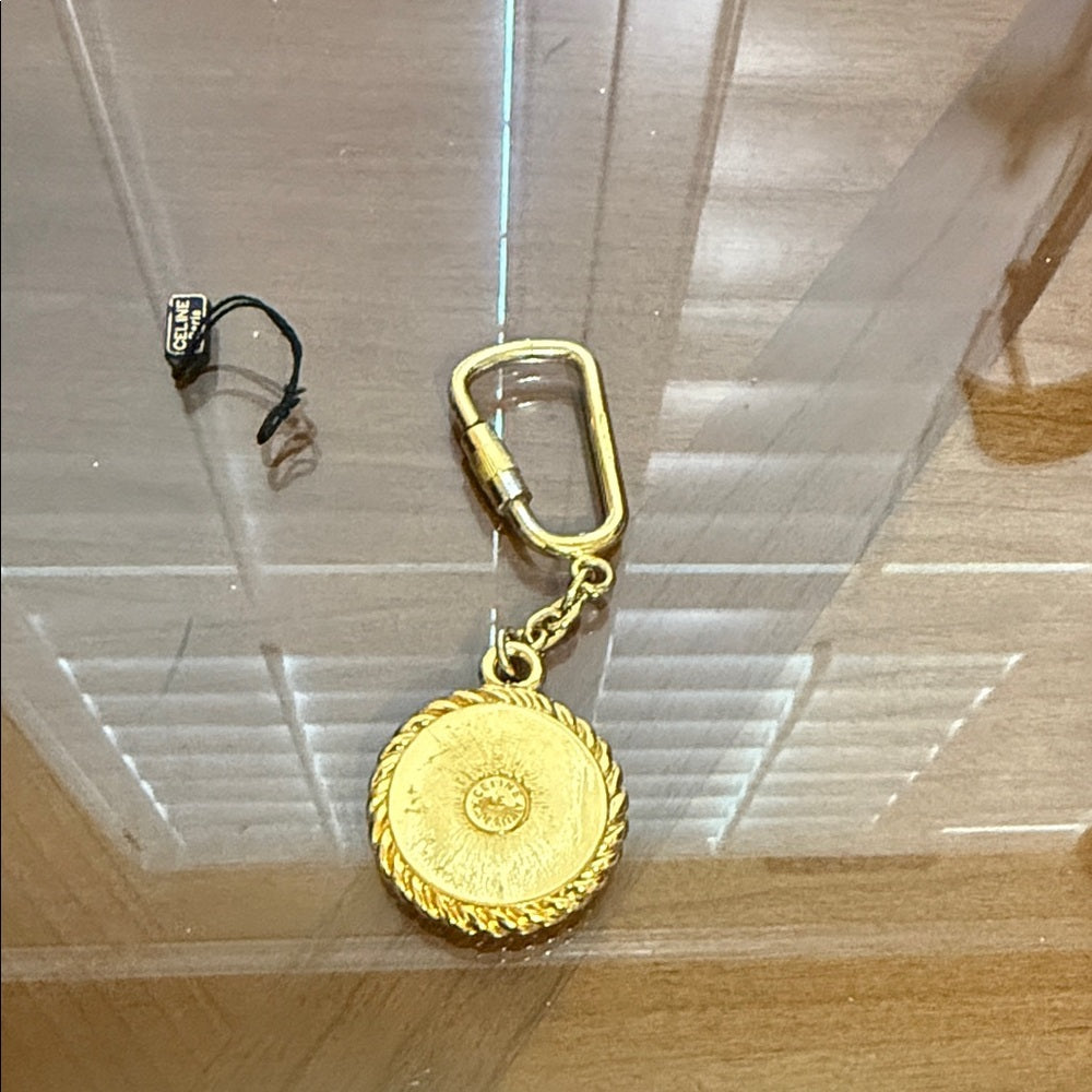 Celine Gold Bag Charm/Keychain