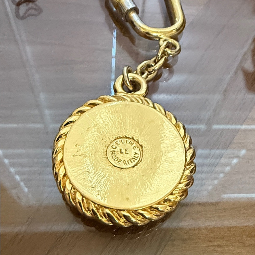Celine Gold Bag Charm/Keychain