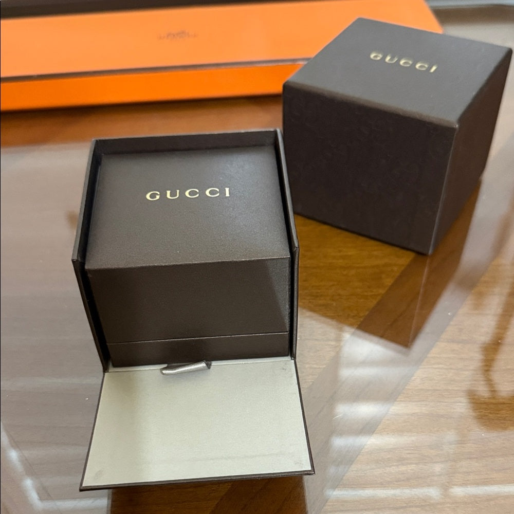 GUCCI Ring spiral Silver925/Citrine US 5 (US Size)