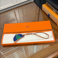 HERMES Paddock Bombay Hat Leather Bag Charm