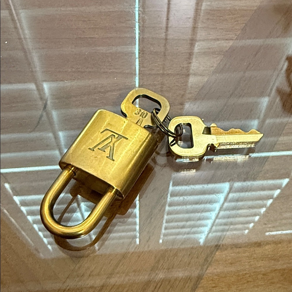 Louis Vuitton #310Brass Padlock with Keys