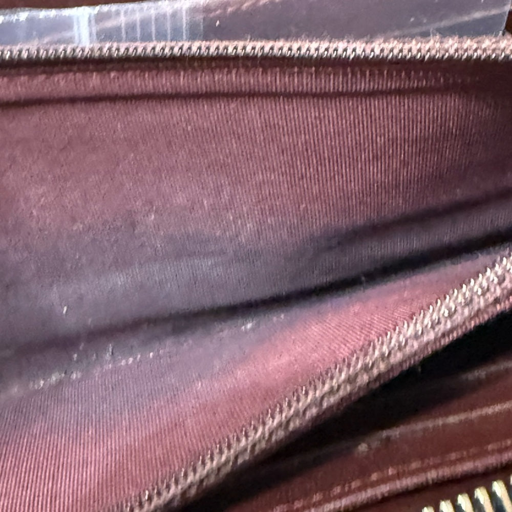 CHANEL Black Matelasse Lambskin Zip Around Wallet