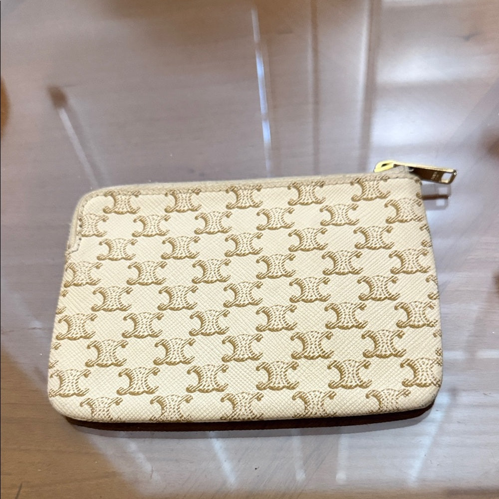 Celine Triomphe Zip Pouch
