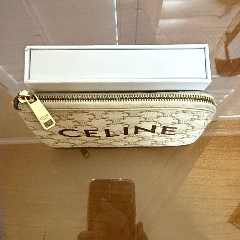 Celine Triomphe Zip Pouch