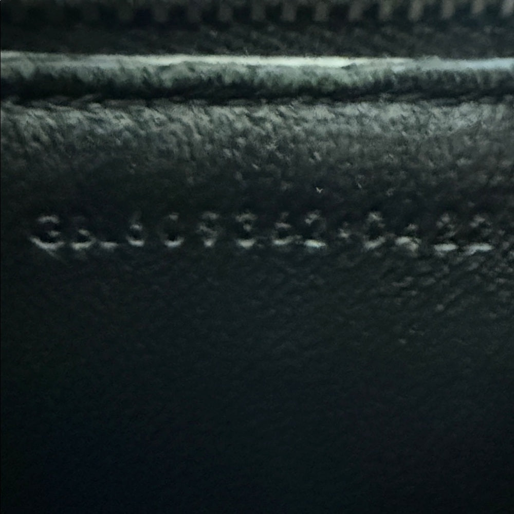 Saint Laurent Black Leather Card Holder