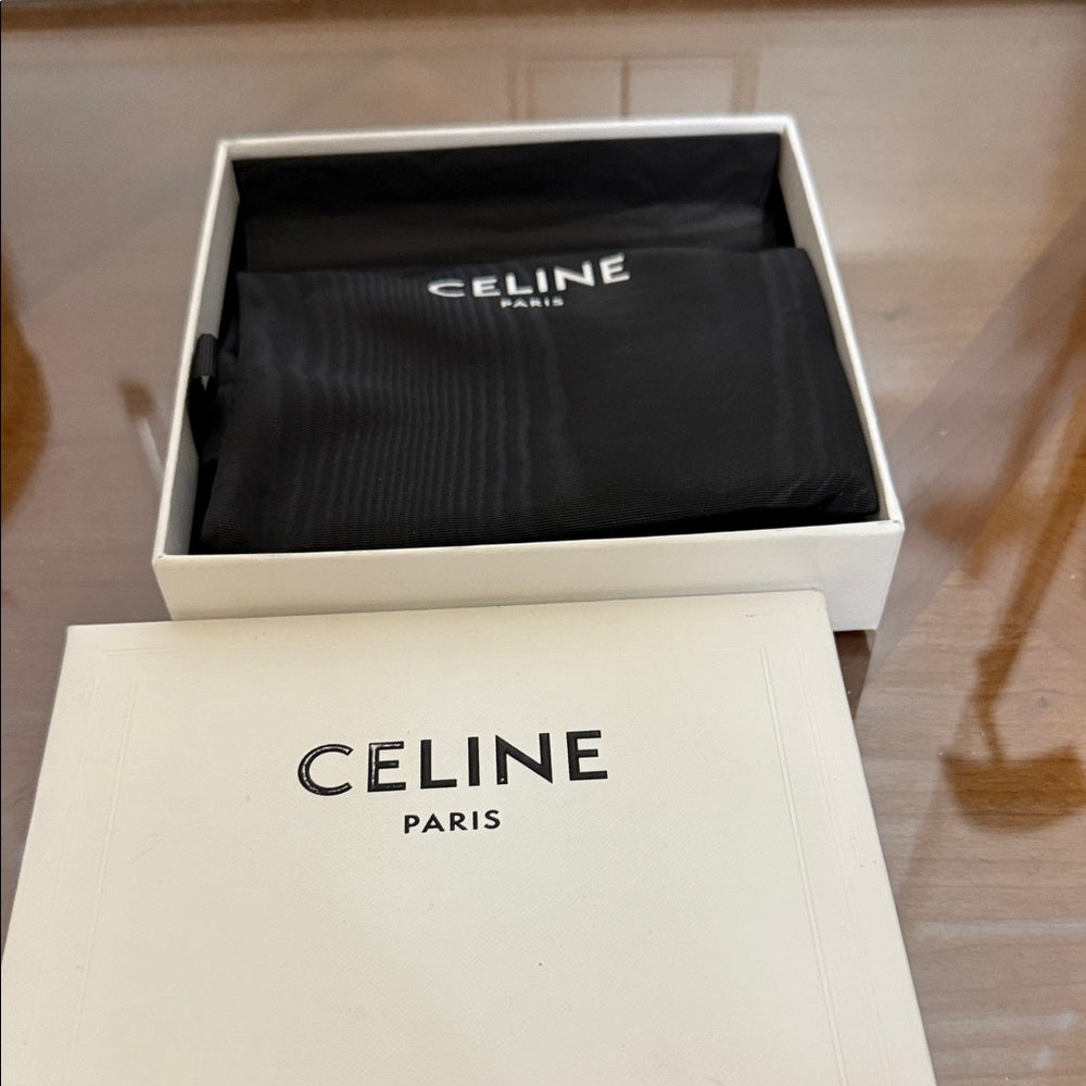 Celine Monogram Brown and Black Pouch
