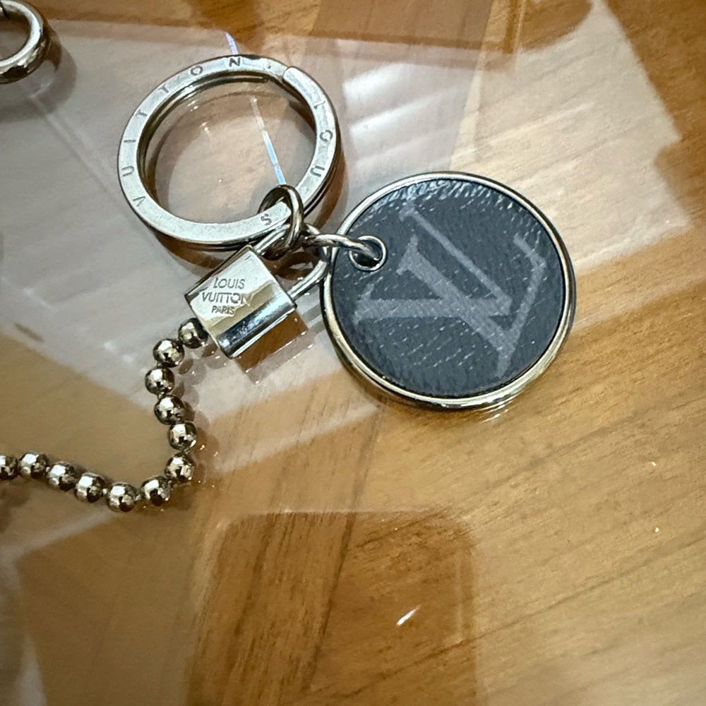 Louis Vuitton Monogram ID Porte Cles Chain Bag Charm