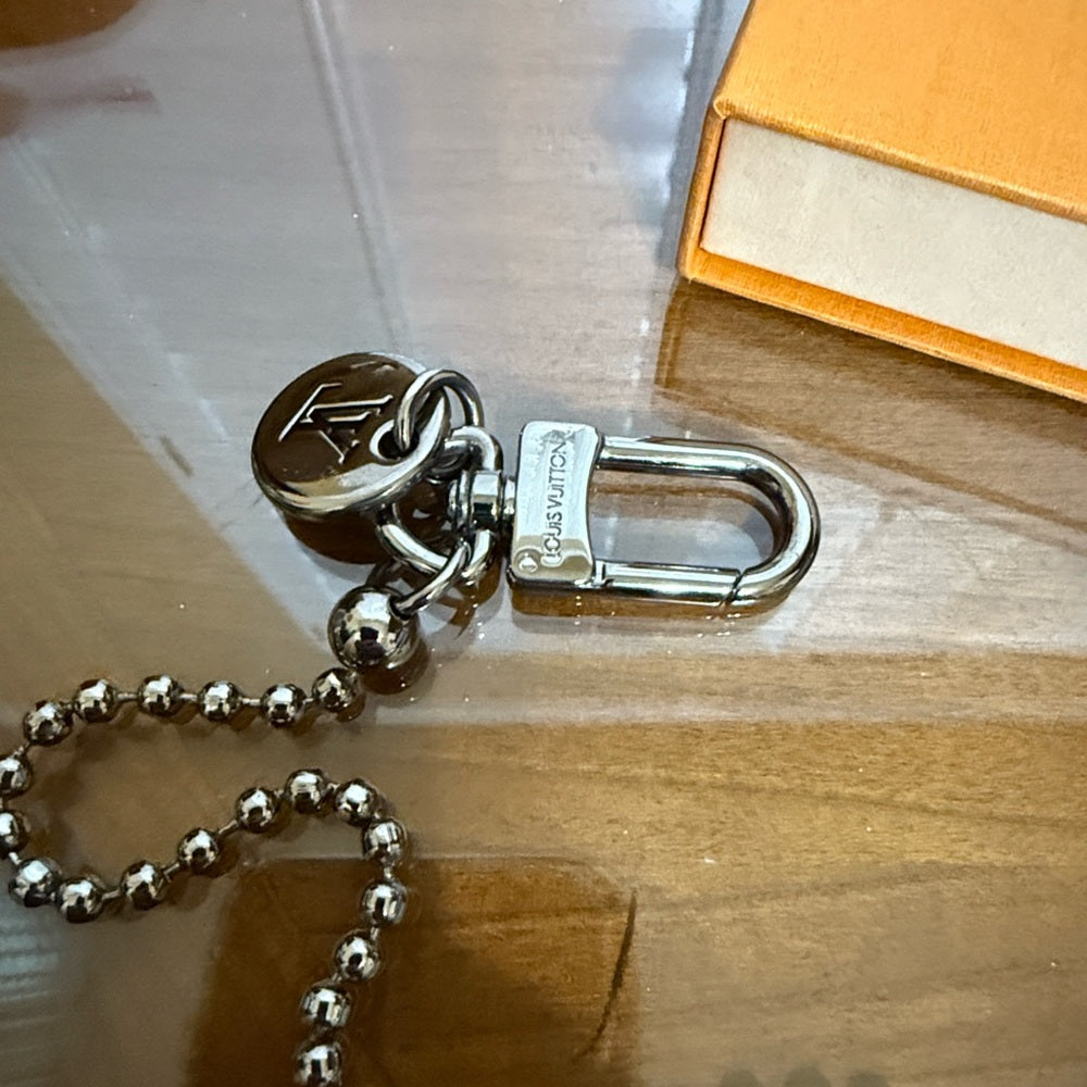 Louis Vuitton Monogram ID Porte Cles Chain Bag Charm