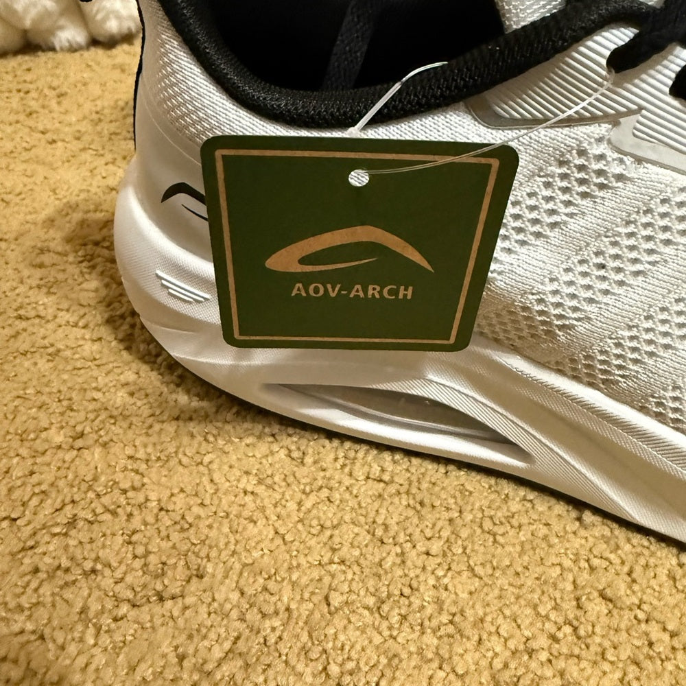 AOV Wide Toe Box Shoes for Men Arch Support Walking Shoes