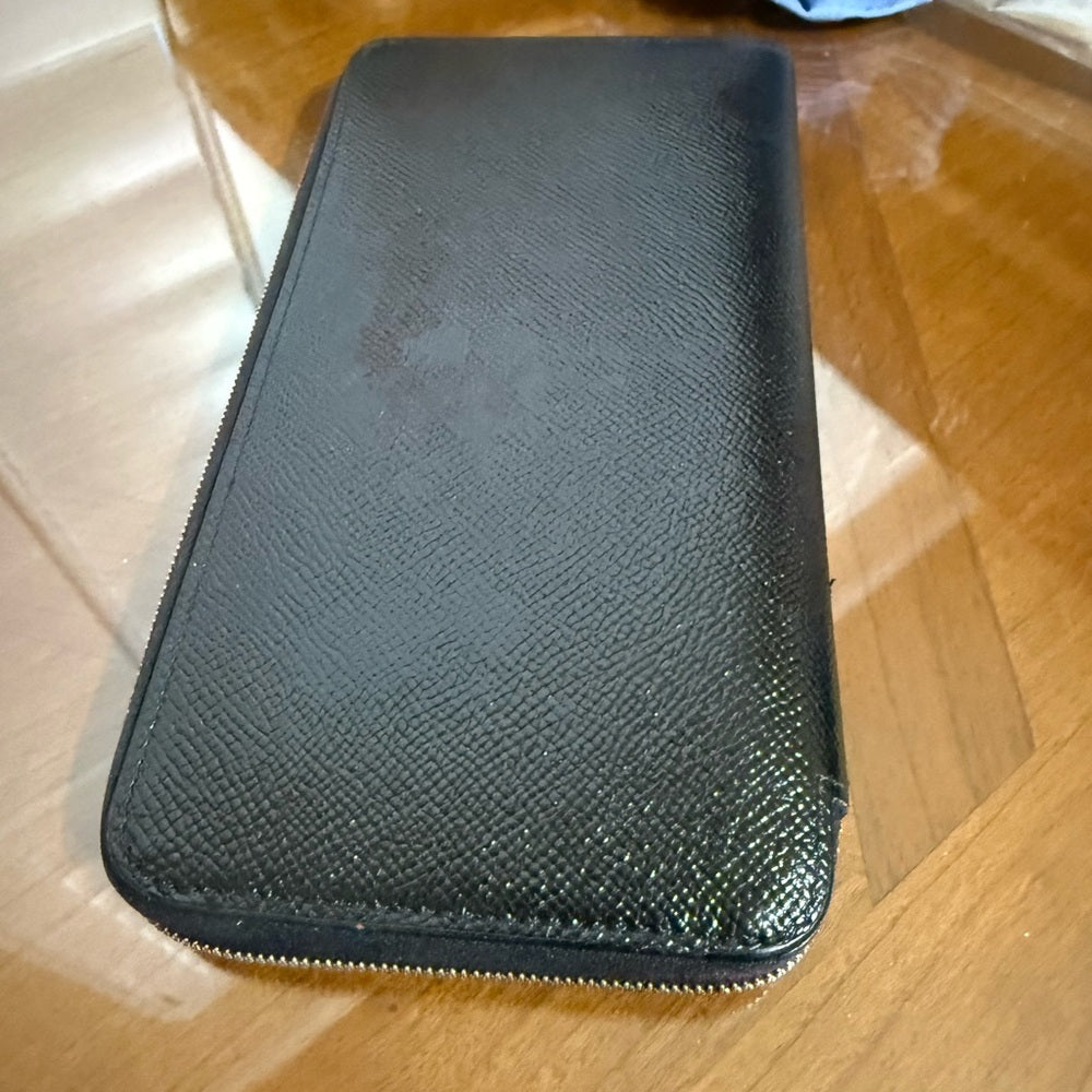 HERMES Azap Silk In Veau Epsom Leather Zip Long Wallet