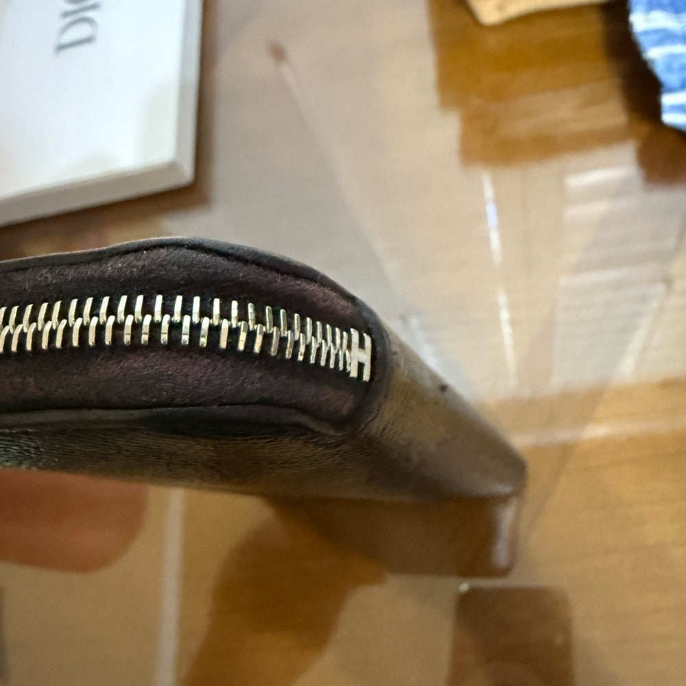 HERMES Azap Silk In Veau Epsom Leather Zip Long Wallet