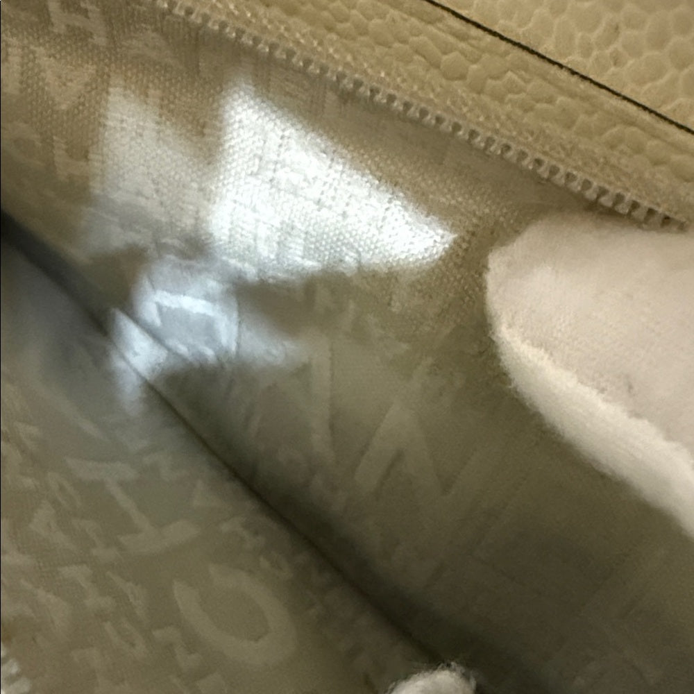 CHANEL Ivory Grained Leather Wild Stitch Wallet