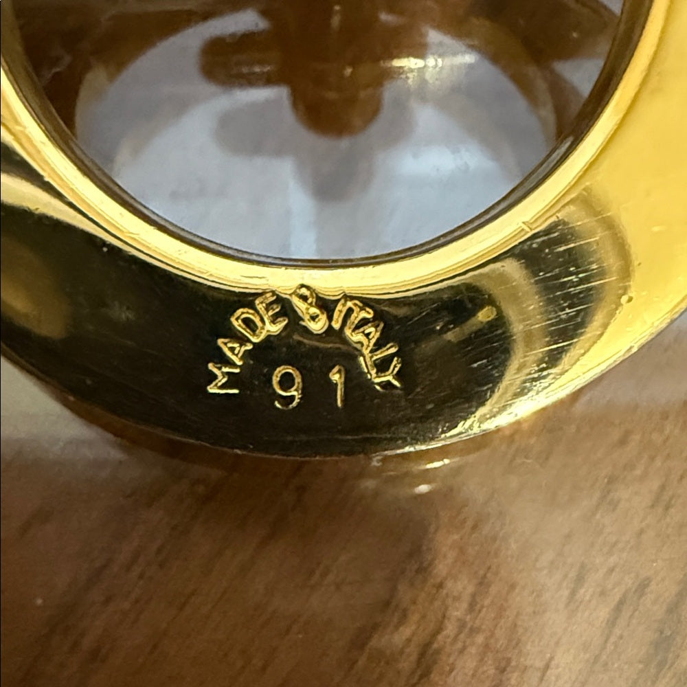 Celine Gold Toggle Keyring/Bag Charm