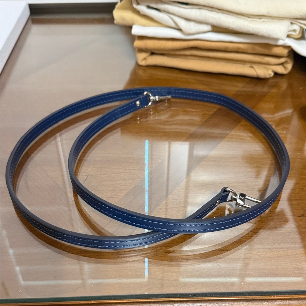 Louis Vuitton Blue Strap with Silver Hardware