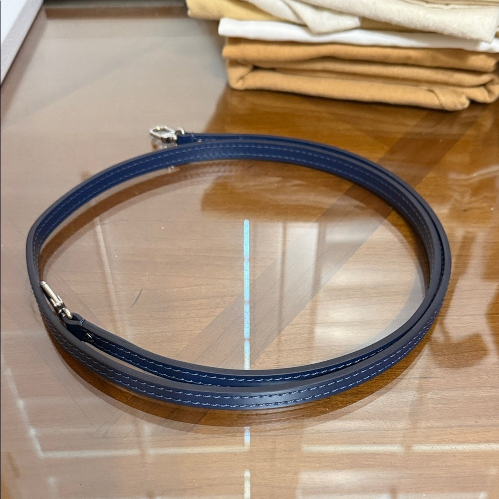 Louis Vuitton Blue Strap with Silver Hardware