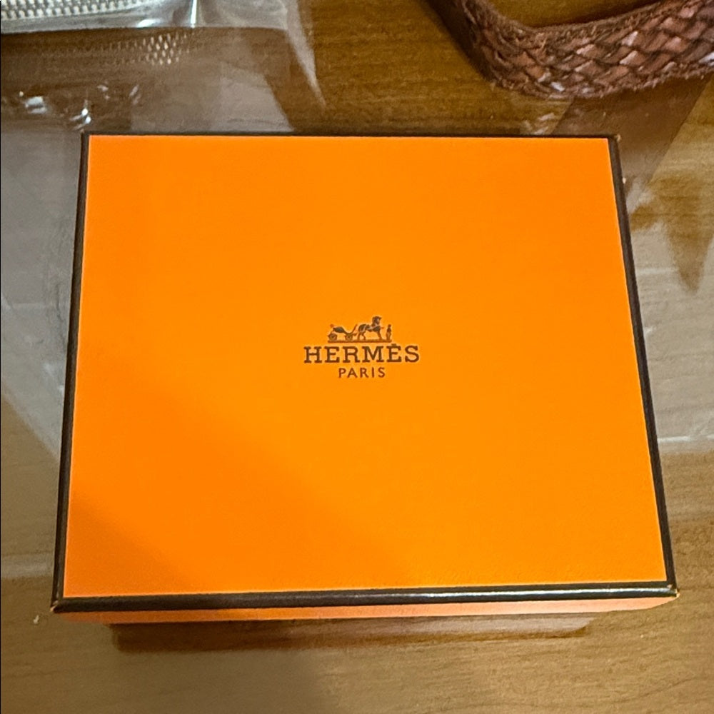 Hermes Leather Carmen Tassel Keychain Set - Purple and Tan