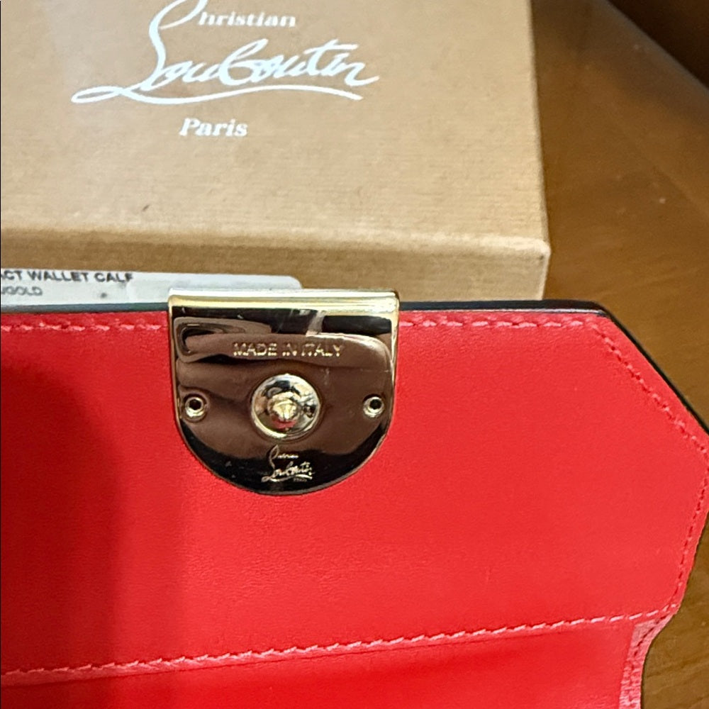 Christian Louboutin Elisa Black Leather Wallet