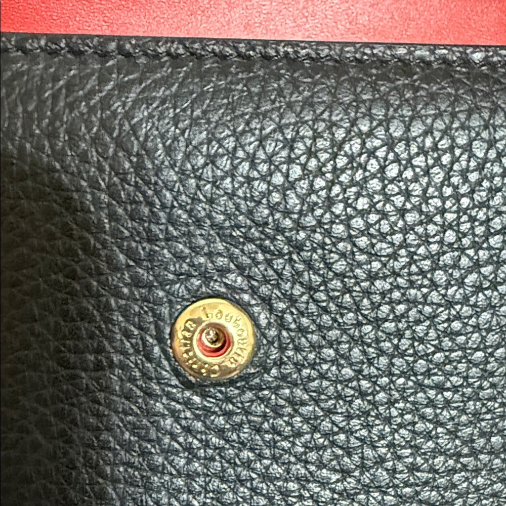 Christian Louboutin Elisa Black Leather Wallet