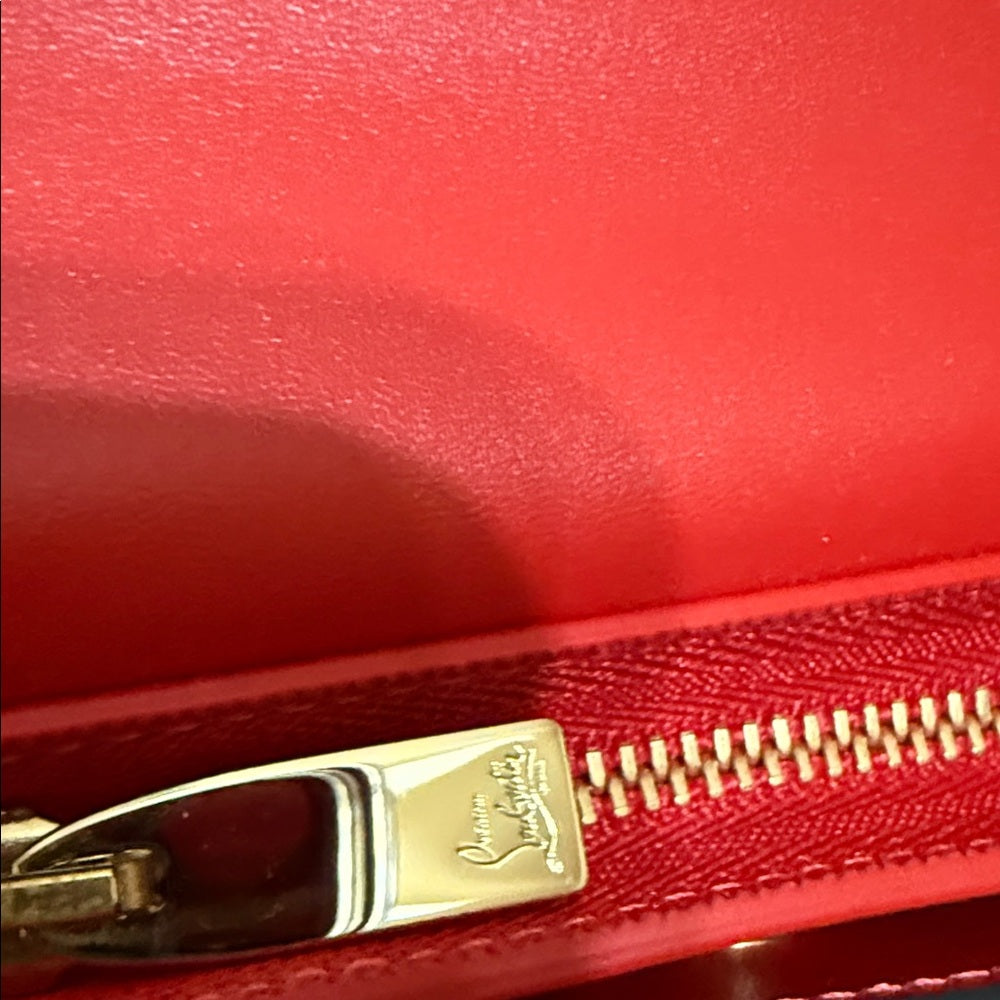 Christian Louboutin Elisa Black Leather Wallet