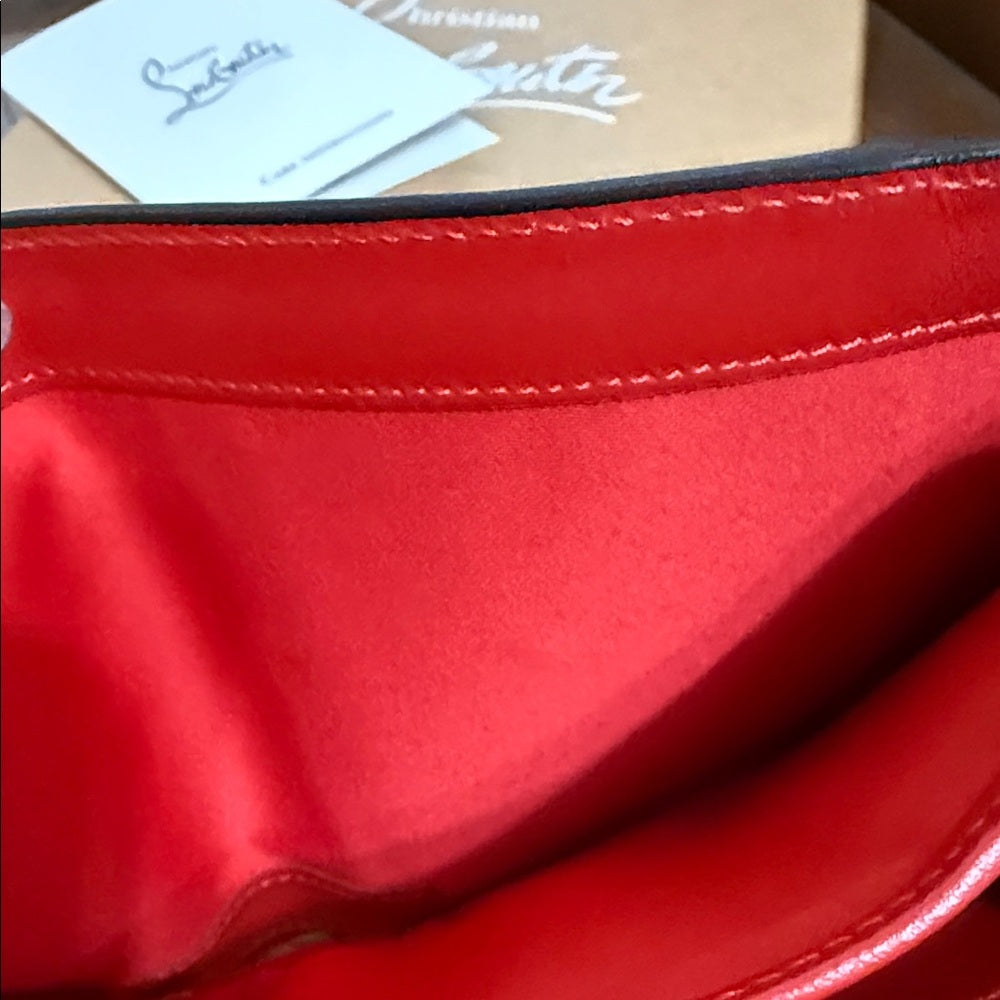 Christian Louboutin Elisa Black Leather Wallet