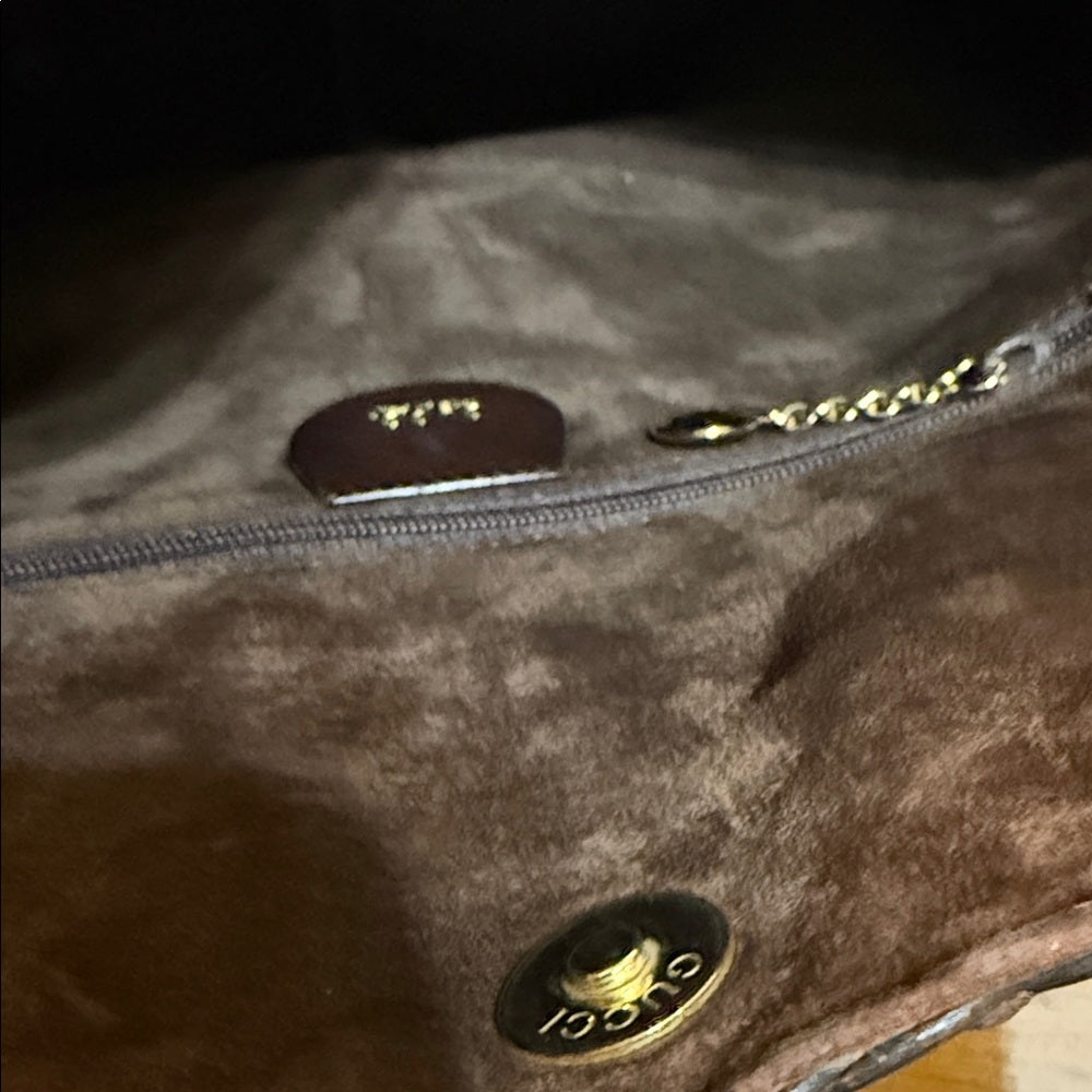 Gucci Rare Woven Leather 2 Way Bag